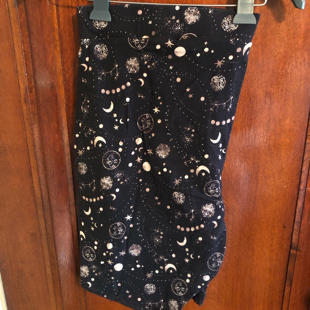 Torrid Celestial Print Black Biker Short